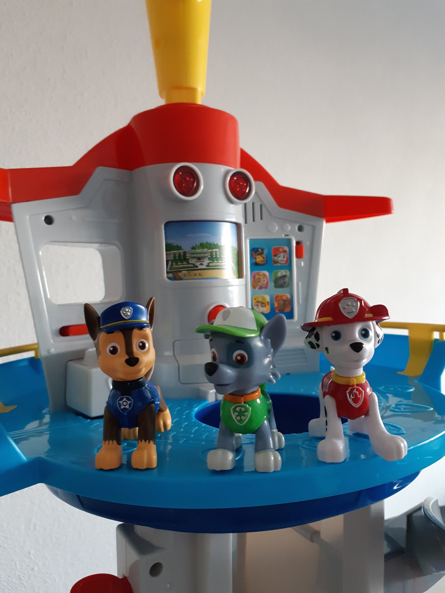 Kids Playset with Cars and Slide Track