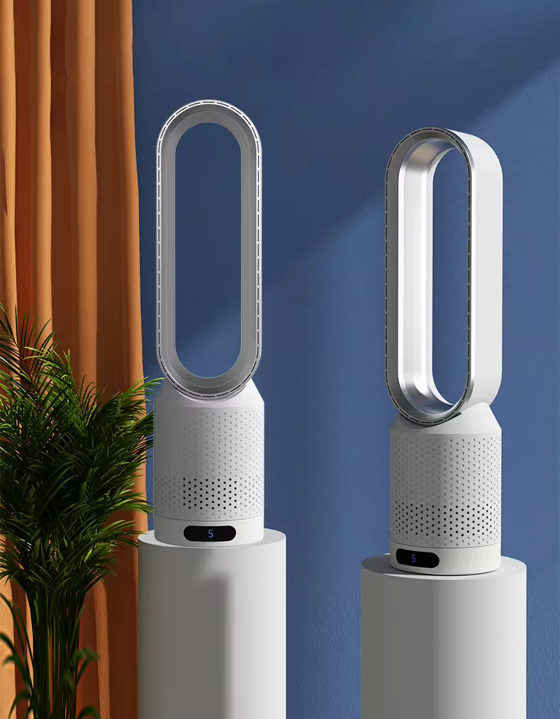 AirPure 3-in-1 Luftkühler mit Luftreiniger, Oszillation & LED-Touch