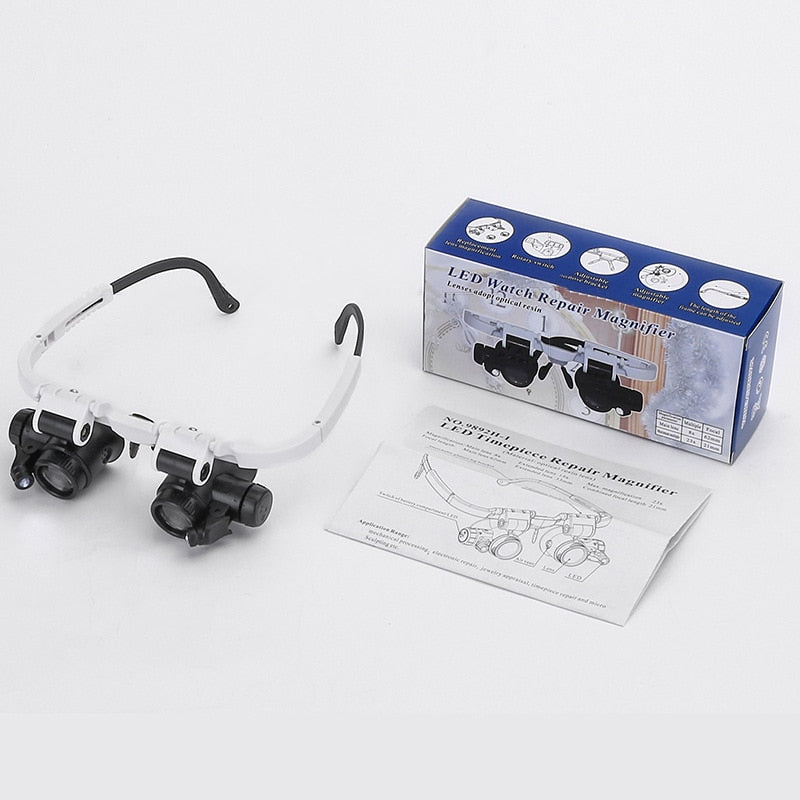 OptiGlow – Illuminated Precision Magnifier