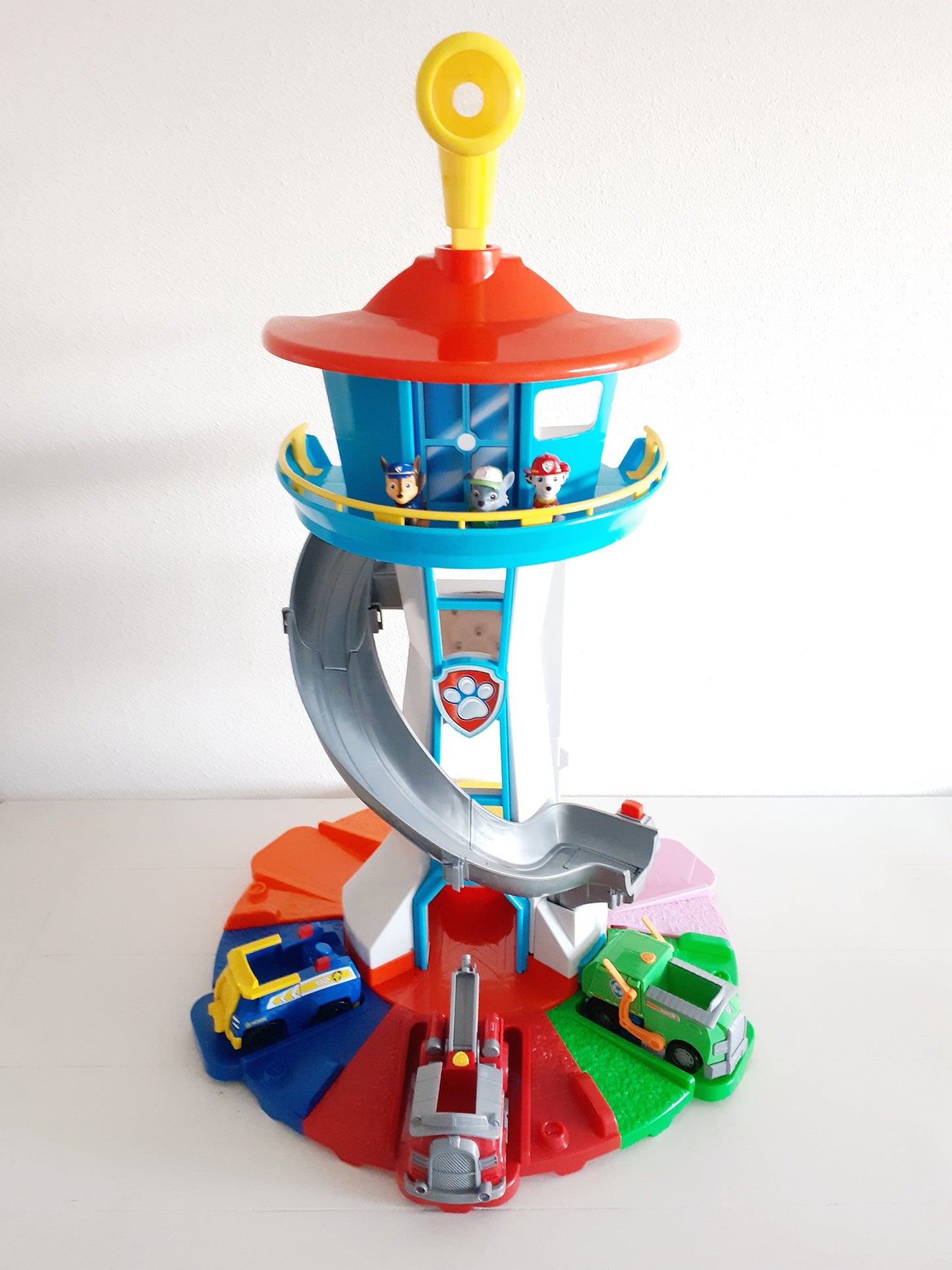 Kids Playset with Cars and Slide Track