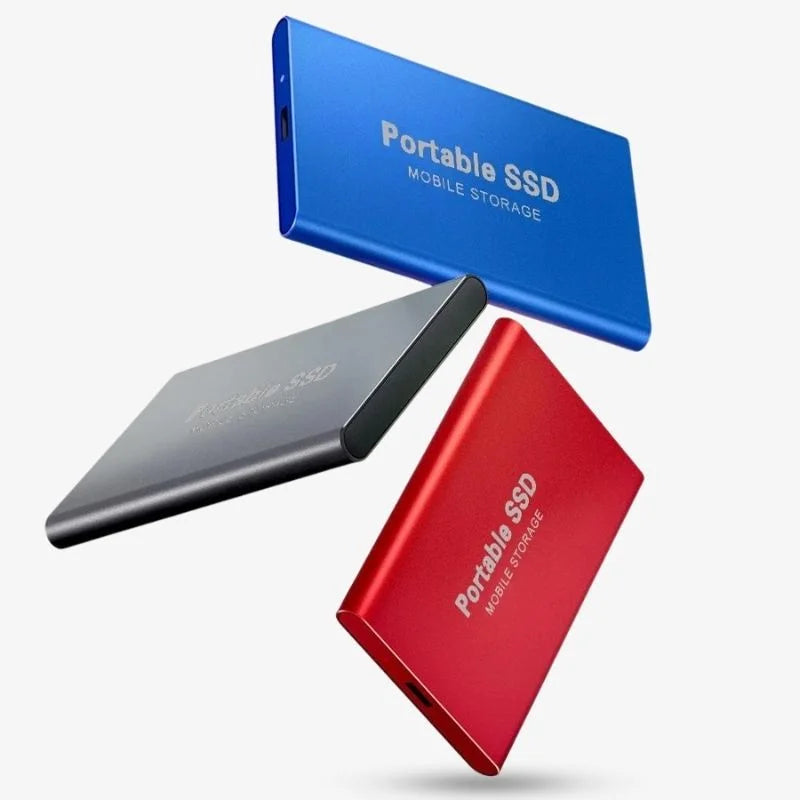 Portable 2 TB external SSD - Ultra Fast SSD external hard drive with USB 3.1 for safe data storage
