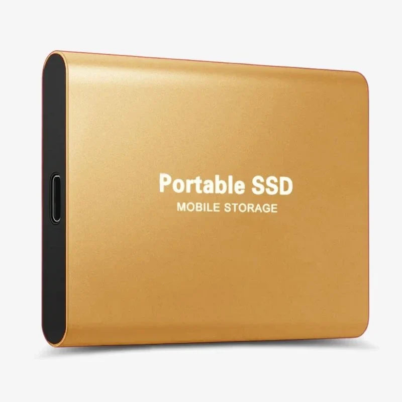 Portable 2 TB external SSD - Ultra Fast SSD external hard drive with USB 3.1 for safe data storage