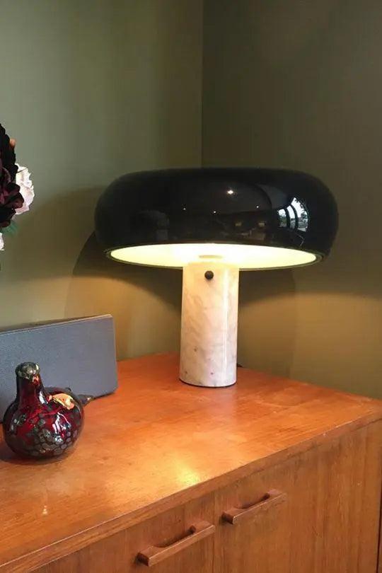PureMarble - Sleek Marble Table Lamp Design