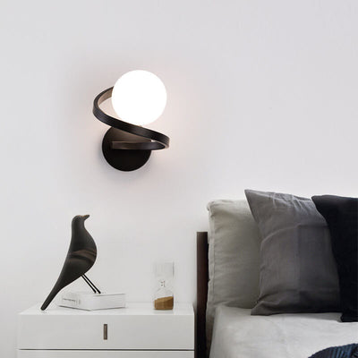 CurveLuxe – Sleek Iron Arch Wall Light