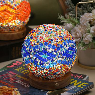 BohoGlow – Modern Bohemian Table Lamp with USB Charging