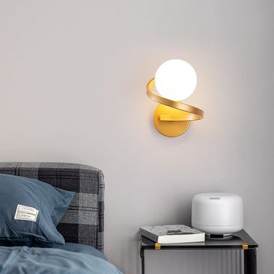 CurveLuxe – Sleek Iron Arch Wall Light