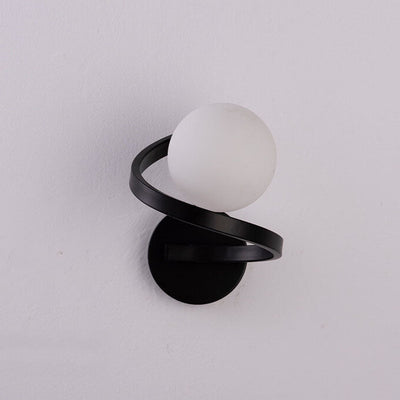 CurveLuxe – Sleek Iron Arch Wall Light