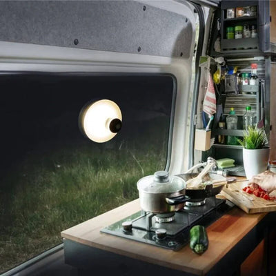Portable LED Table Lamp - Dimmable, Rechargeable Light with Suction Cup