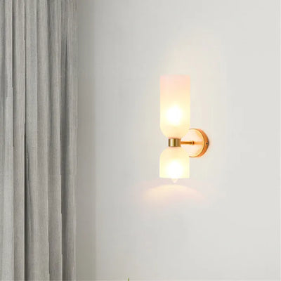 GlassAura – Dual-Layer Wall Lamp