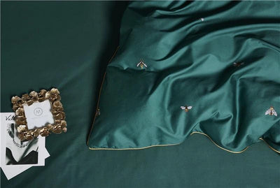 FreshNest – Energising Green Egyptian Cotton Duvet Set