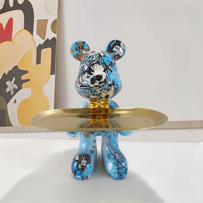 BearServe - Bear Sculpture with Tray
