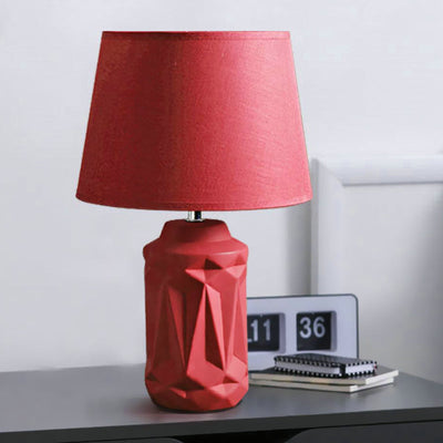 CeramiGlow – Charming Red Ceramic Night Lamp