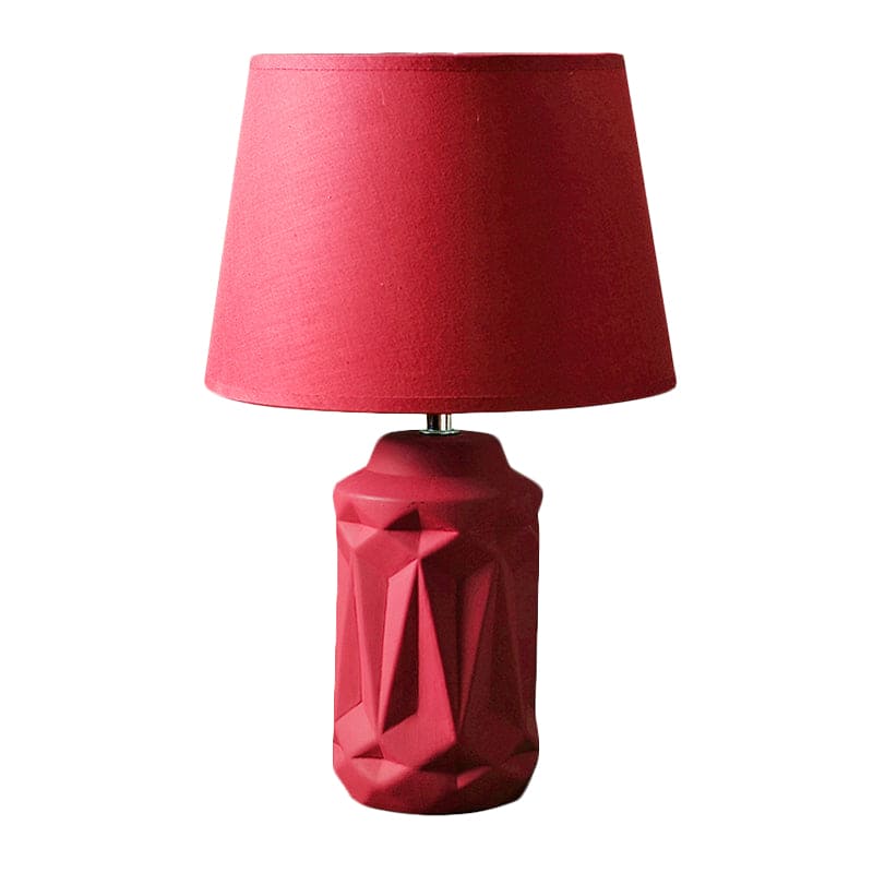 CeramiGlow – Charming Red Ceramic Night Lamp
