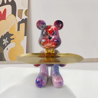 BearServe - Bear Sculpture with Tray