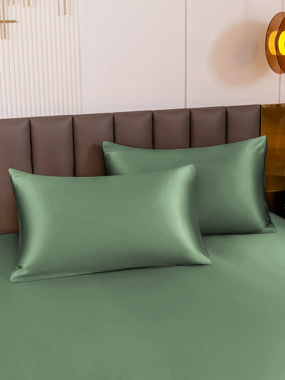 LuxeSilk Set - 30 Momme 100% Mulberry Silk Pillowcase Set (Hidden Zipper)