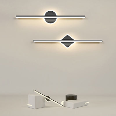 GoldenEdge – Sleek LED Wall Lamp Black/Gold