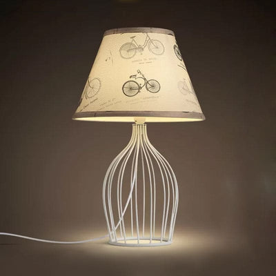 RetroCage – Wire Base Table Lamp