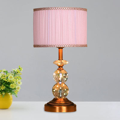 SculpturalShine – Crystal Ball Table Lamp with Refined Elegance