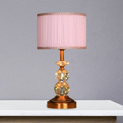 SculpturalShine – Crystal Ball Table Lamp with Refined Elegance
