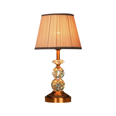 SculpturalShine – Crystal Ball Table Lamp with Refined Elegance