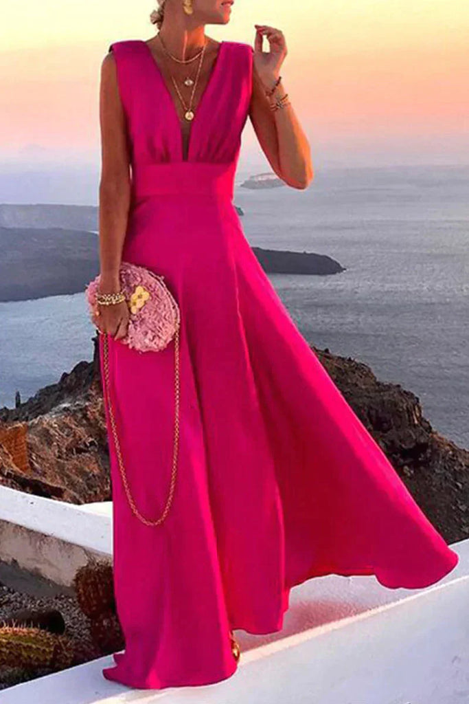 Elegant Women's White Maxi Dress - Soft, Breathable Summer Dress for Comfort and Style