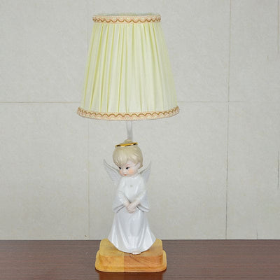 HeavenlyGlow – Angelic Nightstand Lamp