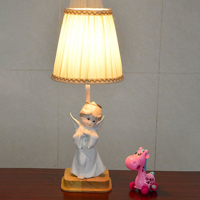 HeavenlyGlow – Angelic Nightstand Lamp