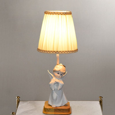 HeavenlyGlow – Angelic Nightstand Lamp