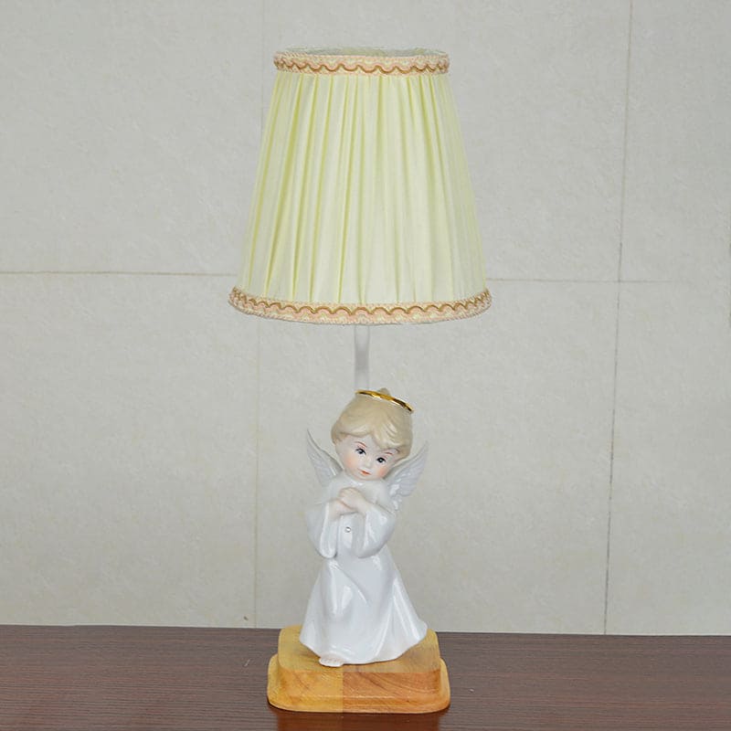 HeavenlyGlow – Angelic Nightstand Lamp