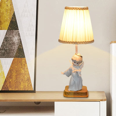 HeavenlyGlow – Angelic Nightstand Lamp