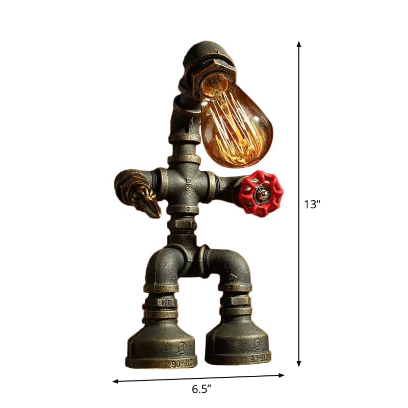 GloTech – Cyberpunk-Inspired Robot Lamp