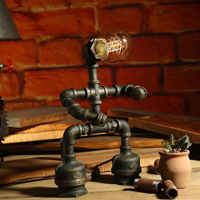 GloTech – Cyberpunk-Inspired Robot Lamp