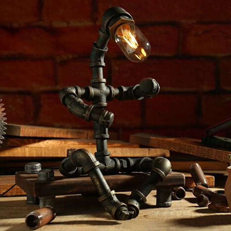 GloTech – Cyberpunk-Inspired Robot Lamp