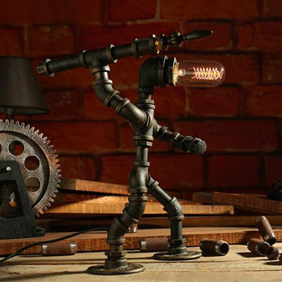 GloTech – Cyberpunk-Inspired Robot Lamp