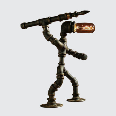 GloTech – Cyberpunk-Inspired Robot Lamp