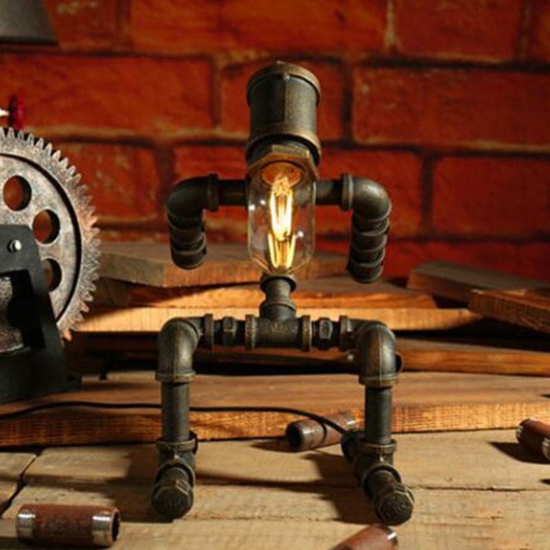 GloTech – Cyberpunk-Inspired Robot Lamp