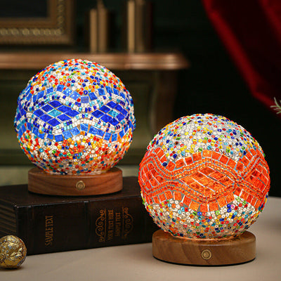 BohoGlow – Modern Bohemian Table Lamp with USB Charging