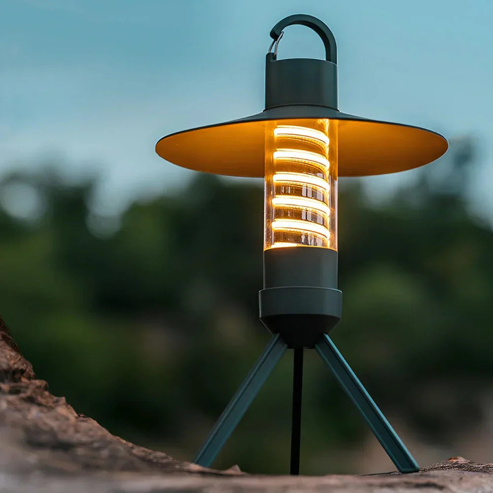 Portable Outdoor LED Light - 12-Hour Battery Life, Waterproof & Adjustable Brightness