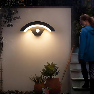 EcoBright - Waterproof Modern Outdoor Wall Lamp with Motion Sensor