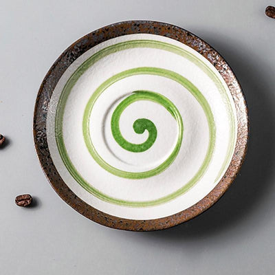 CalmSip - Handcrafted Stoneware Matcha Tea Cup & Saucer