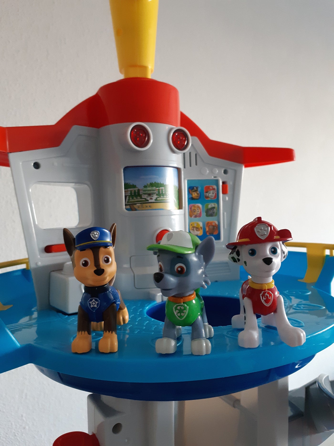 Kids Playset with Cars and Slide Track