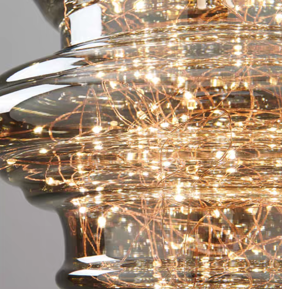 NebulaGlow - Grey Hanging Lamp