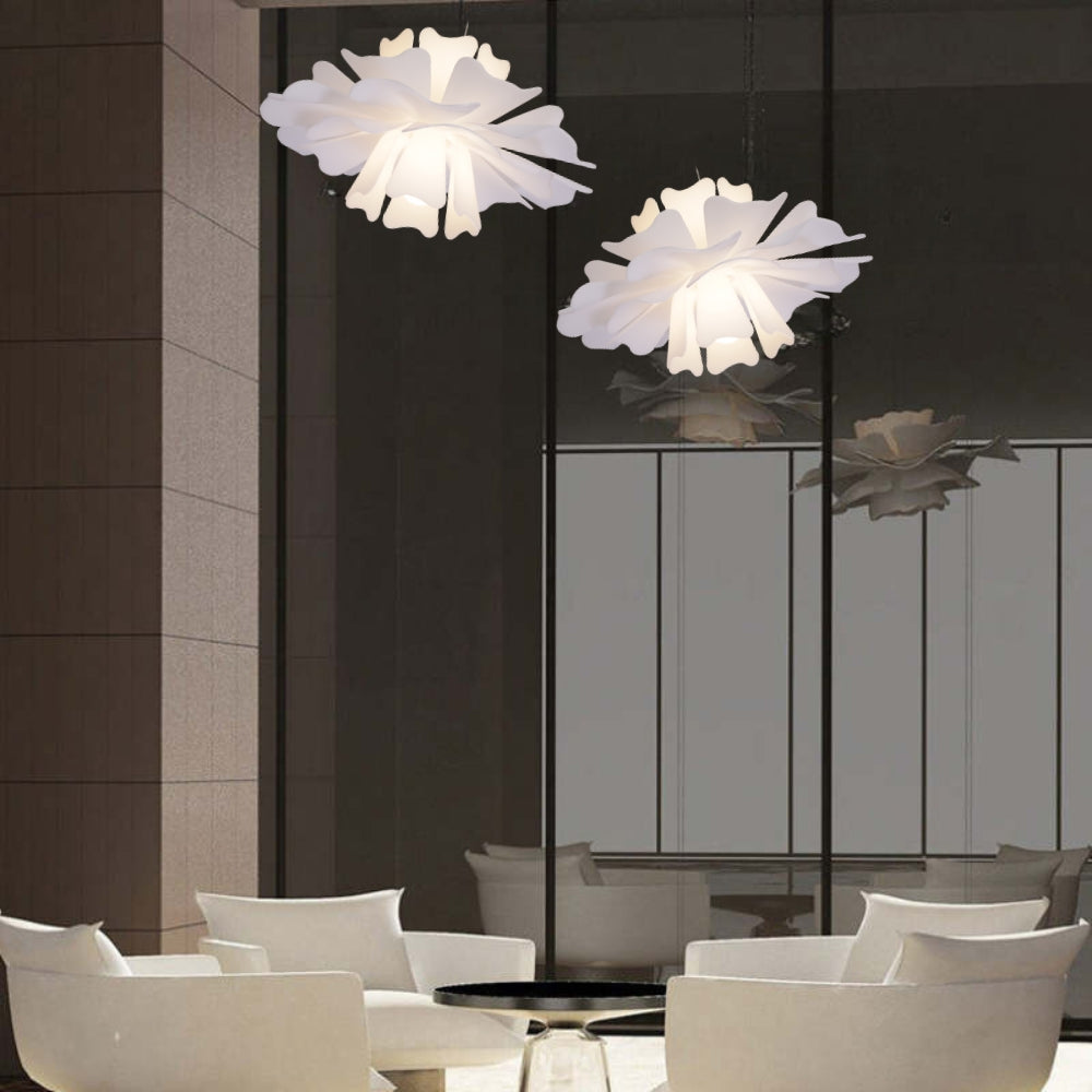 LumaPetal - Stylish White Hanging Light