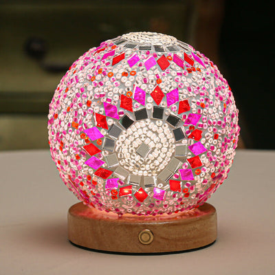 BohoGlow – Modern Bohemian Table Lamp with USB Charging