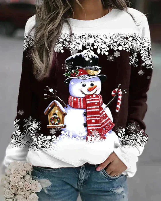 FrostJoy – Festive Snowman Sweater