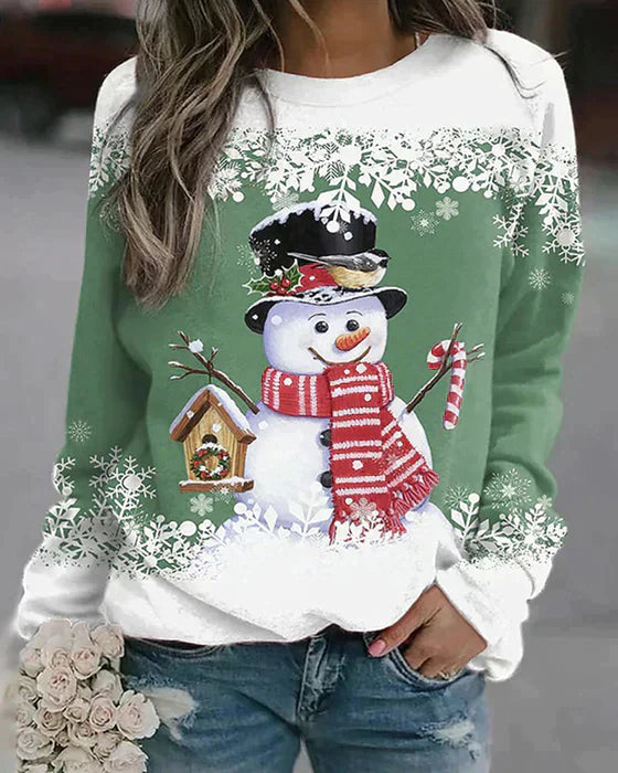 FrostJoy – Festive Snowman Sweater