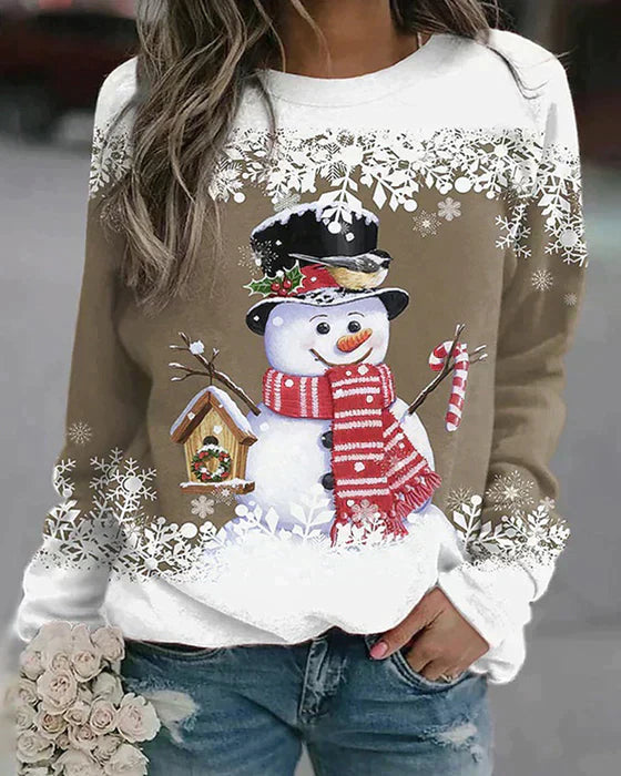 FrostJoy – Festive Snowman Sweater