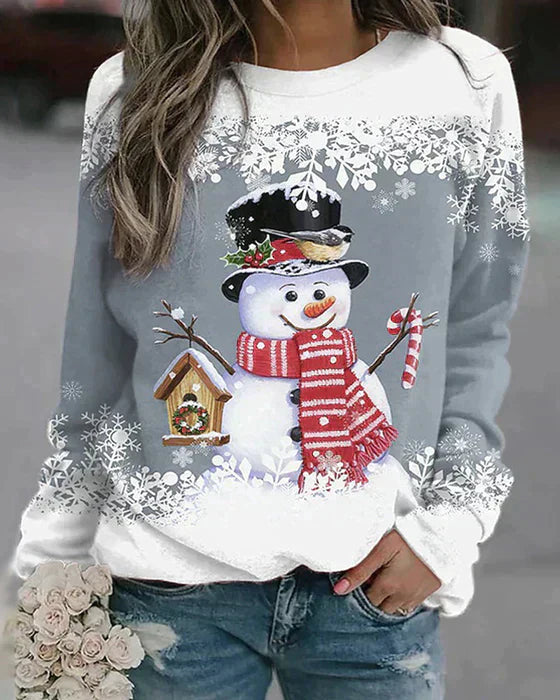 FrostJoy – Festive Snowman Sweater