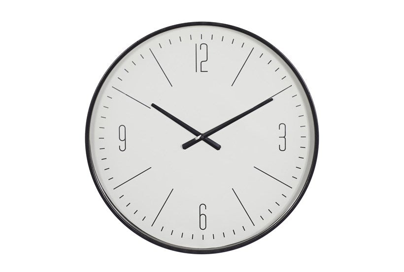 BlackGlo - Timeless Black Glass Clock