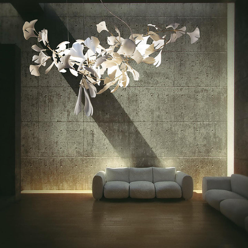 NatureGlow – Elegant Ginkgo Leaf Pendant